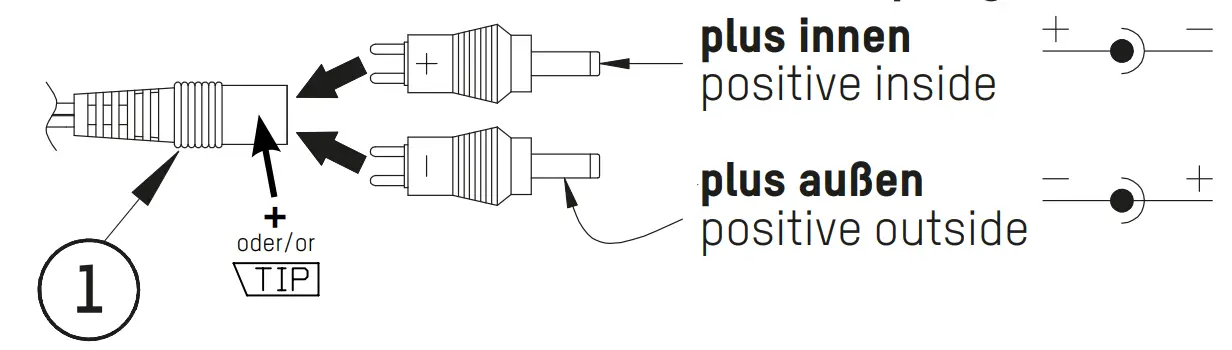 Output adjustment / polarity inverter