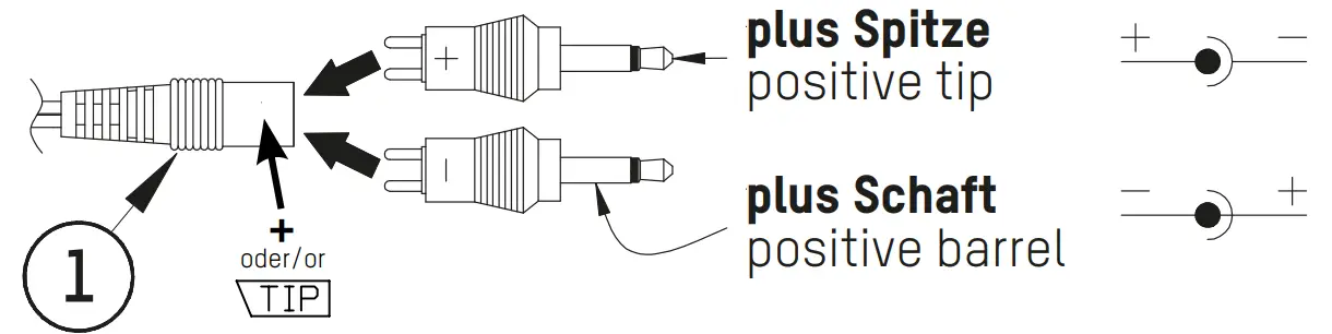 Output adjustment / polarity inverter