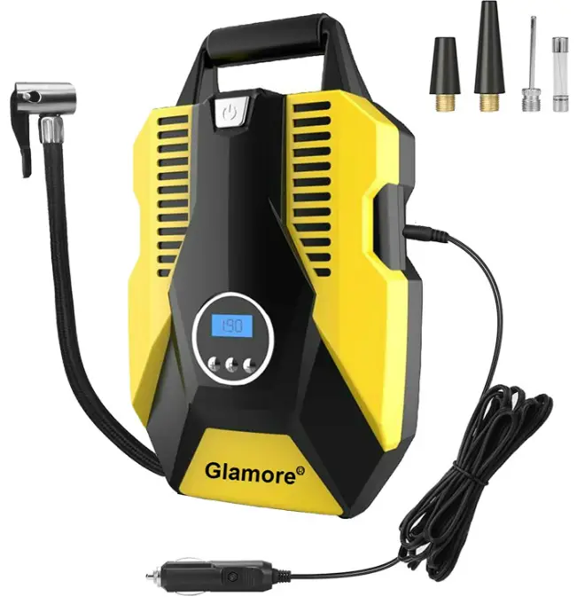 Glamore-Portable-Air-Compressor-for-Car-Tires-Product