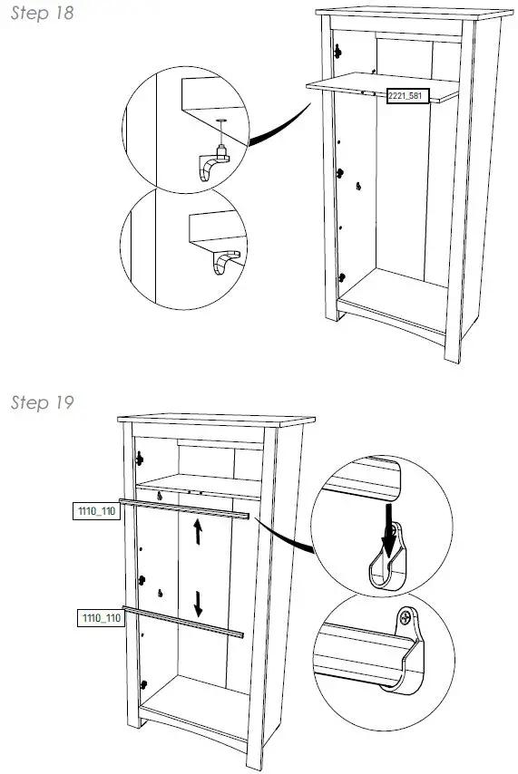 CuddleCo-Isla 2 Door-Nursery-Wardrobe-13