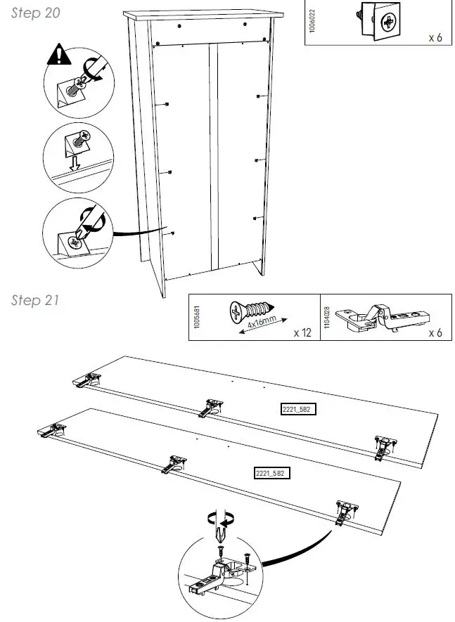 CuddleCo-Isla 2 Door-Nursery-Wardrobe-14