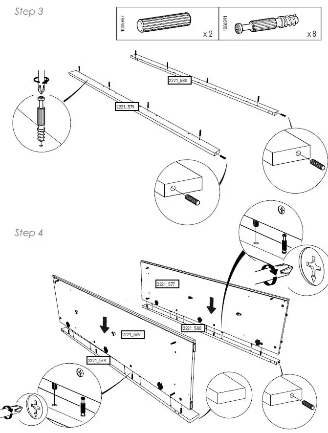 CuddleCo-Isla 2 Door-Nursery-Wardrobe-5
