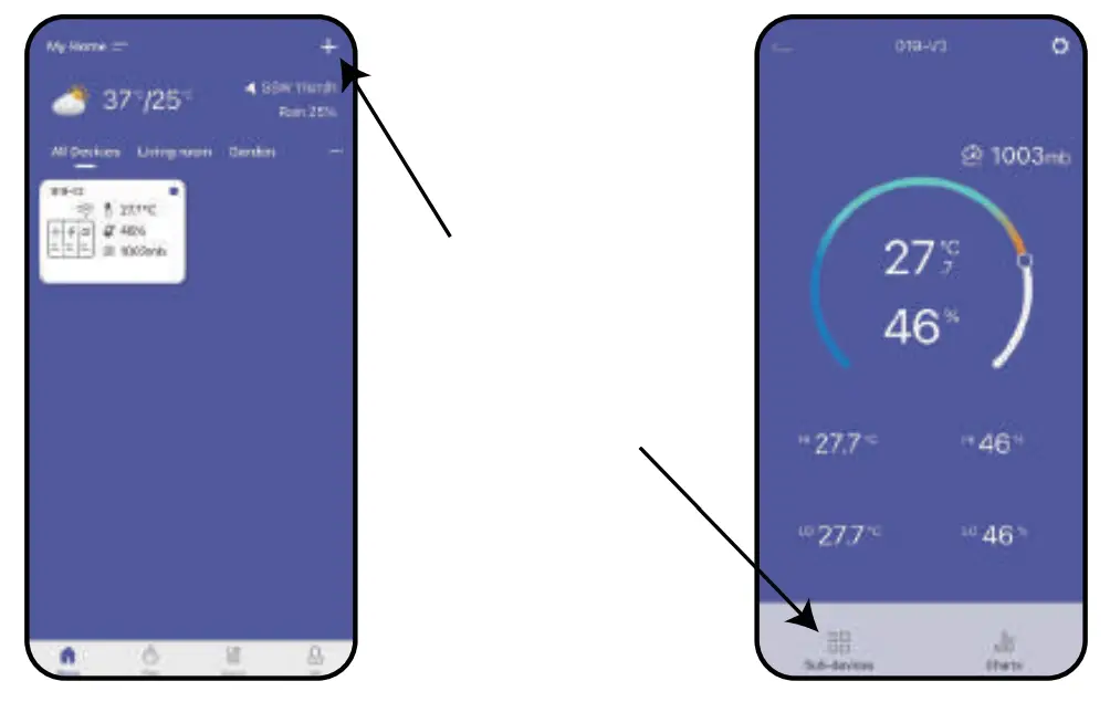 RainPoint HCS014ARF Outdoor Air Humidity Sensor - Sensor Connection