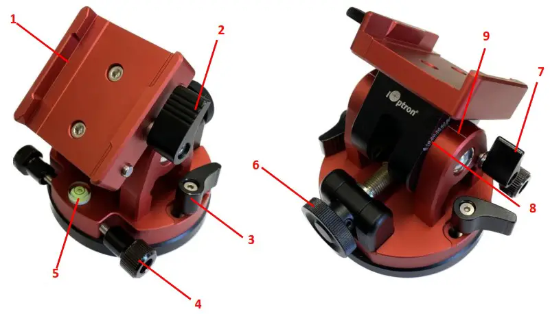 iOptron 3328 Precision AZ or EQ Base - Assembly Terms