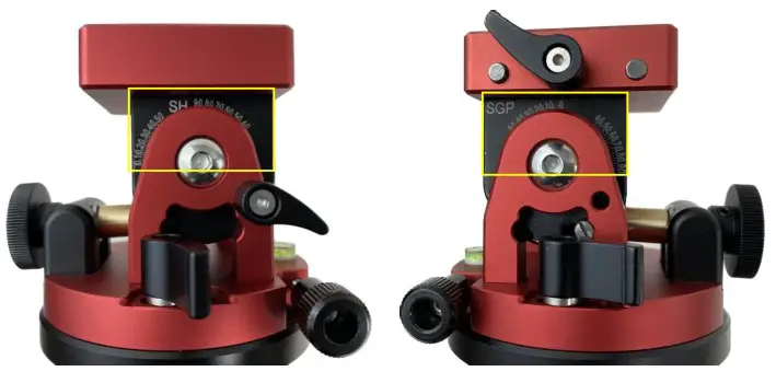 iOptron 3328 Precision AZ or EQ Base - Latitude Scales