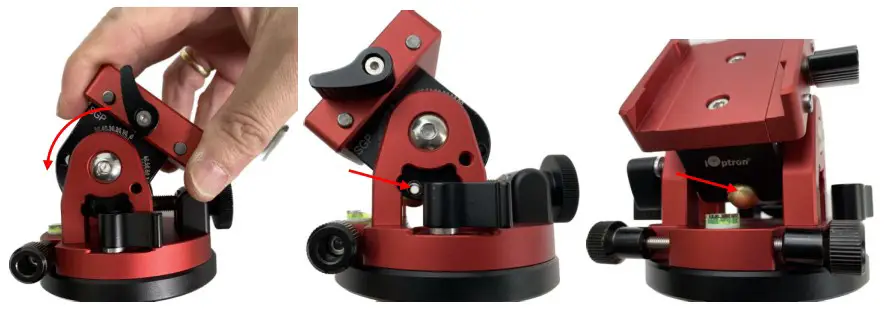 iOptron 3328 Precision AZ or EQ Base - Switch Latitude Range 4