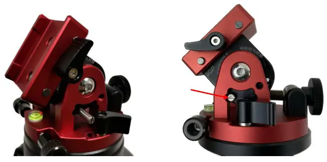 iOptron 3328 Precision AZ or EQ Base - Switch Latitude Range 5