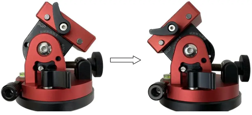 iOptron 3328 Precision AZ or EQ Base - Switch Latitude Range 6