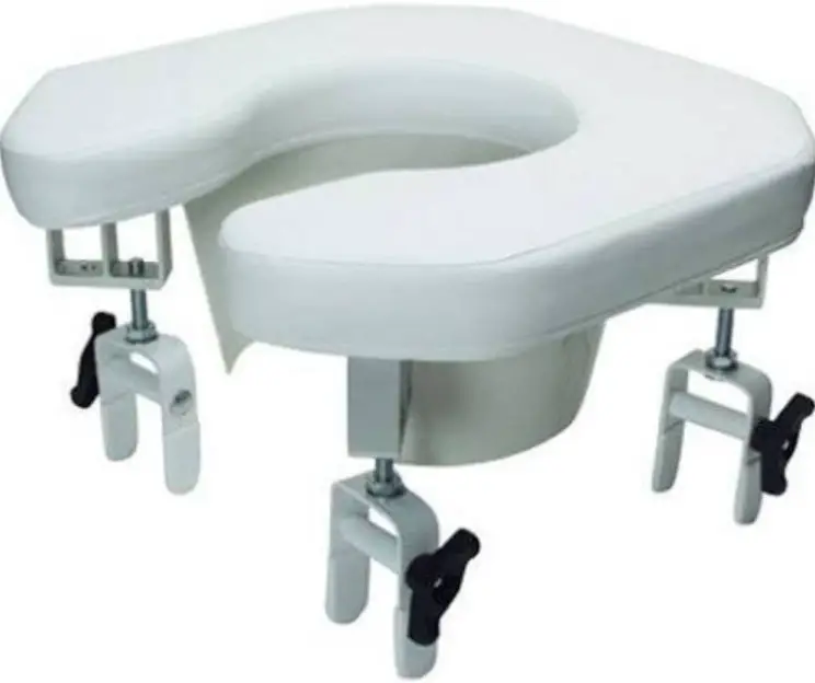 LUMEX 6497A Multi-Position Open Padded Raised Toilet Seat
