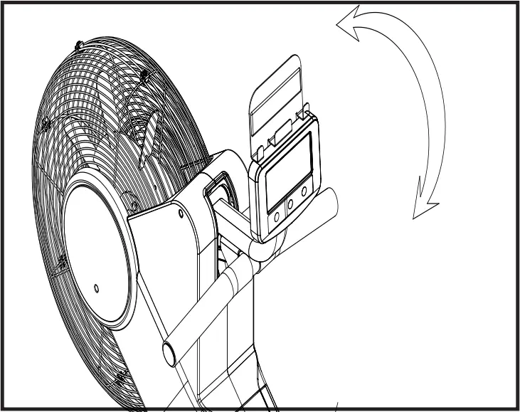 JLL Fitness VENTUS 3 - MONITOR ANGLE