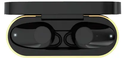 Srhythm B08GP3DY83 True Wireless Stereo Earbuds - being charged