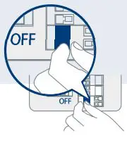 LOREX W452AJ Series 2K Wired Floodlight Security Camera Instructions - Off