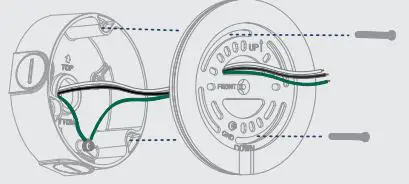 LOREX W452AJ Series 2K Wired Floodlight Security Camera Instructions - To a Junction Box