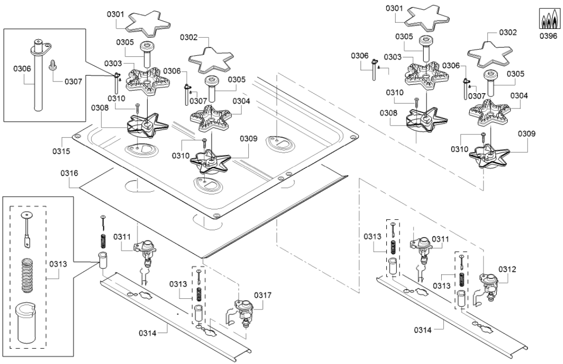 Thermador PRG486WLG 3 Dual Fuel Professional Range - fig 4