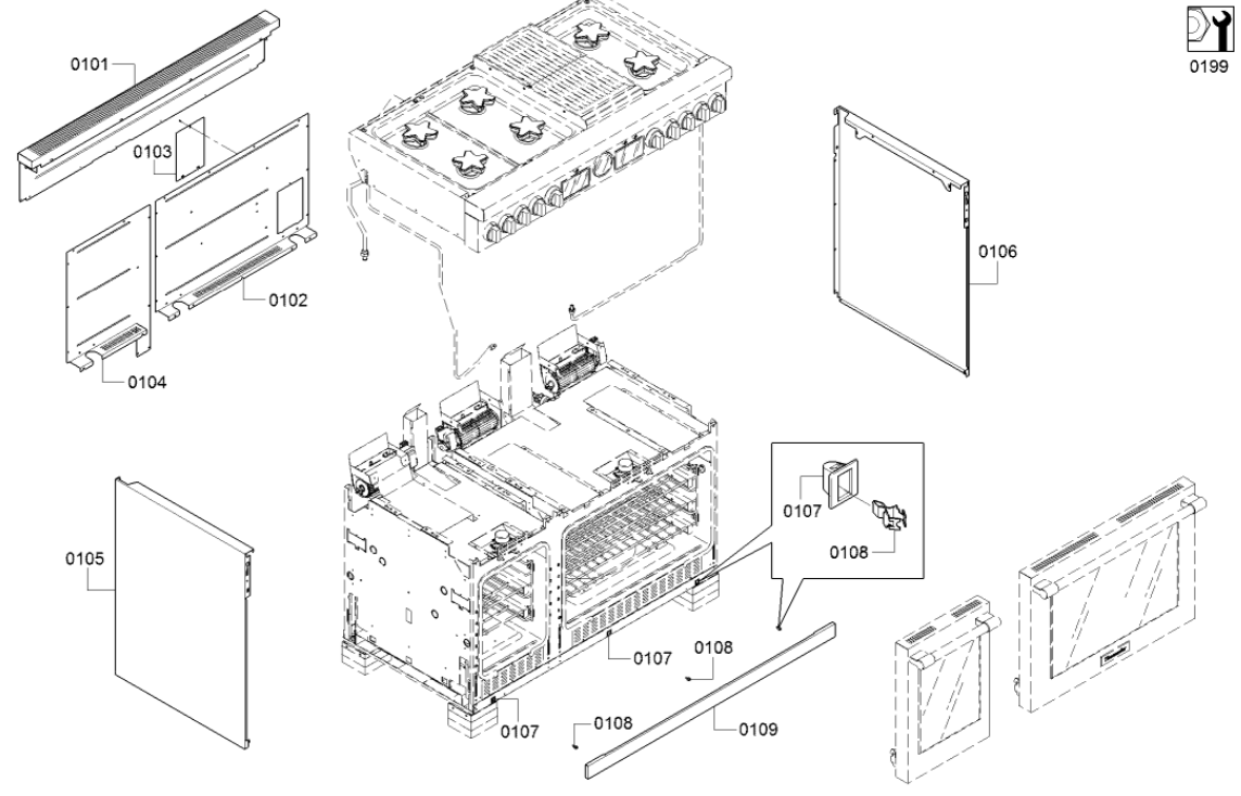 Thermador PRG486WLG 3 Dual Fuel Professional Range - fig 5