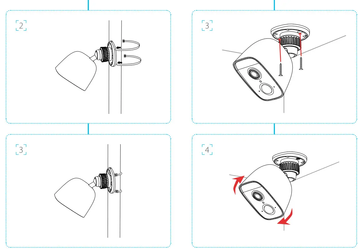 D-Link DCS-8627LH Full HD Outdoor Wi-Fi Spotlight Camera- Setup 2