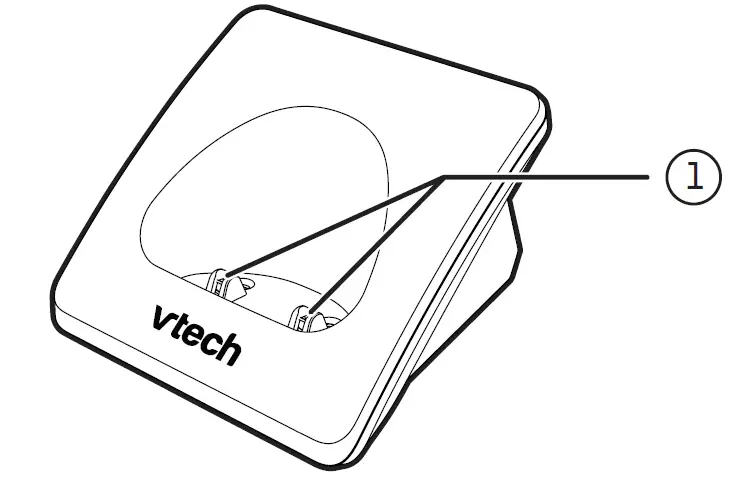 vtech IS8102 DECT 6.0 Accessory Handset with Super Long Range charging pole