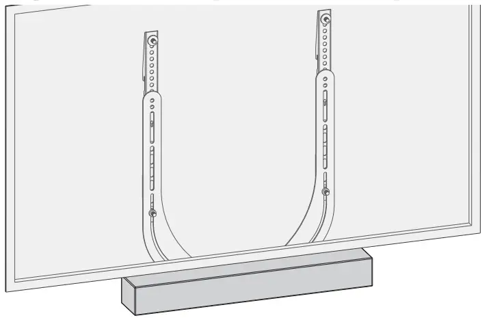 RCA MC30SB Sound Bar Bracket - figure 3