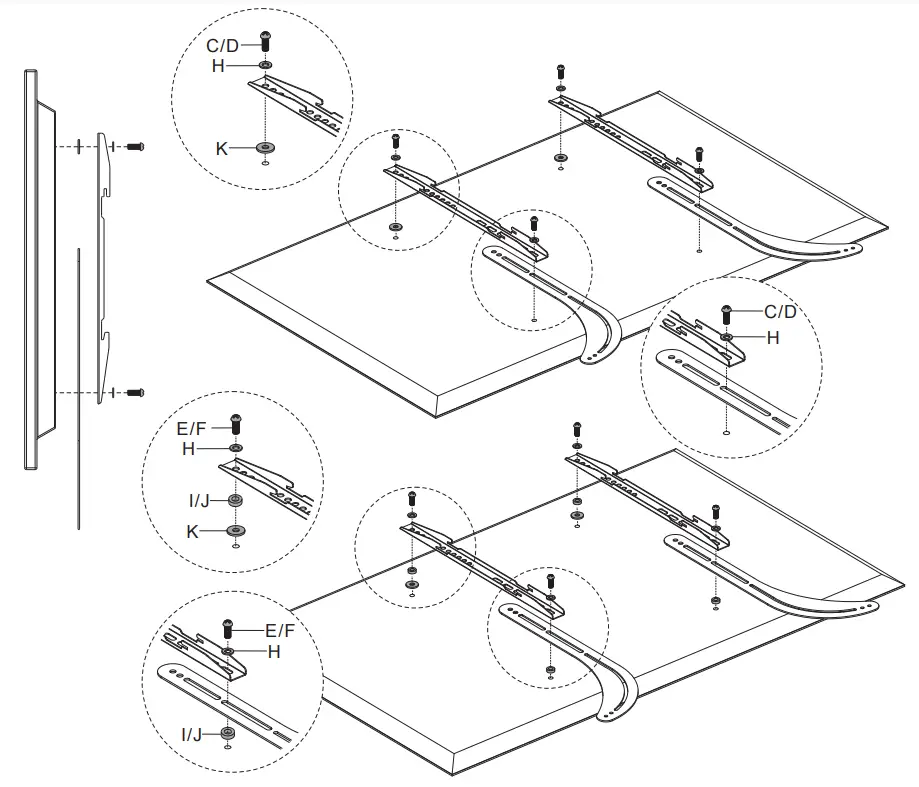 RCA MC30SB Sound Bar Bracket - figure 6