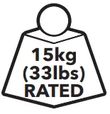 RCA MC30SB Sound Bar Bracket - icon