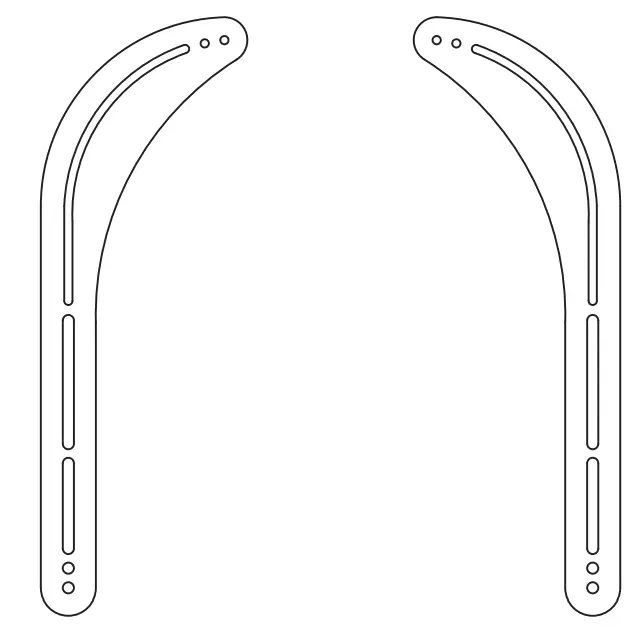 RCA MC30SB Sound Bar Bracket