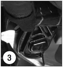 Paintball Gun Accessories User Guide - Rotate strap clip –≠upwards 90 degrees so strap attachment points upward