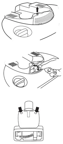 Bissell 3750 6595 Series Lift-Off Bagless - Replace Light Bulb