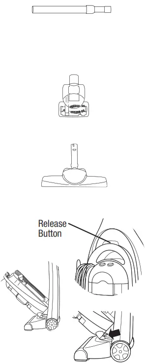 Bissell 3750 6595 Series Lift-Off Bagless - Special Tools