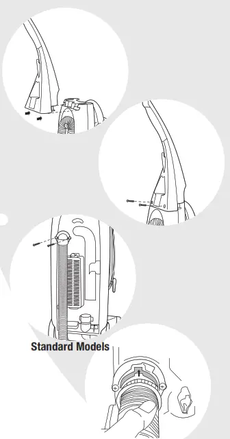 Bissell 3750 6595 Series Lift-Off Bagless - Together