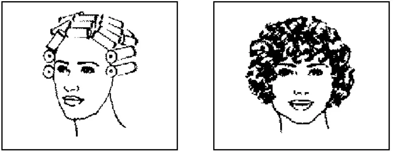 CONAIR HS41X 20-Ceramic Flocked Roller - SMALL ROLLERS