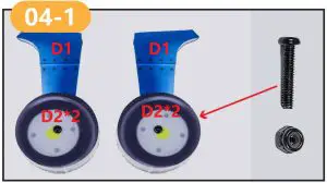 connecting rod connects the servos to the elevator and rudder