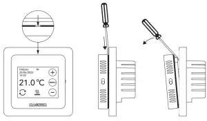 MAGNUM MRC 825100 Smart WiFi Thermostat For Electric Underfloor Heating System - Assembly