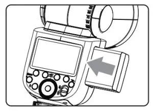 Godox V1F TTL Li-ion Round Head Camera Flash - Battery 2