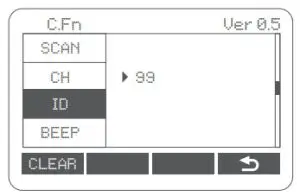Godox V1F TTL Li-ion Round Head Camera Flash - Wireless ID Settings