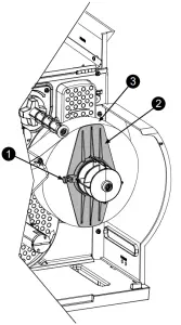 Honeywell DPO15 2872 01 Media Retainer