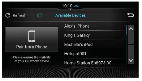 Faurecia Clarion Electronics 55T0 Infotainment System FIG 12