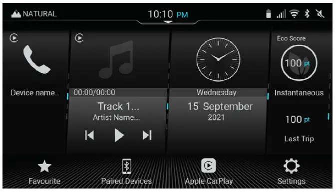 Faurecia Clarion Electronics 55T0 Infotainment System FIG 16
