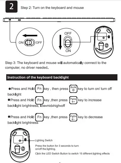 Shenzhen Dwason Technology KB319+MC219 2.4G Wireless Keyboard and Mouse Combo fig4