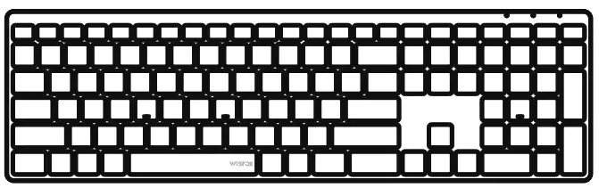 WISFOX 650 637 Office Keyboard