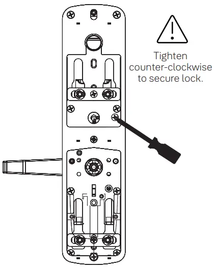 Yale NexTouch Keypad Access Exit Trim Lock Touchscreen and Push Button - Install Cylinder 2