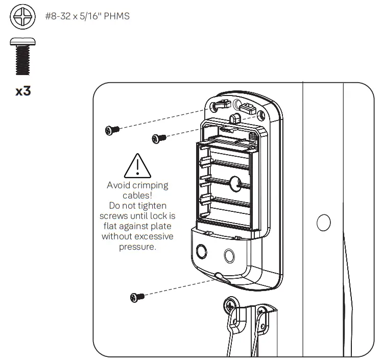 Yale NexTouch Keypad Access Exit Trim Lock Touchscreen and Push Button - Install Inside Lock