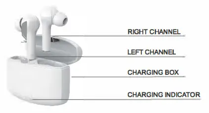 Dongguan X Power Intelligent Technology T3 True Wireless Stereo Earphone- Diagram