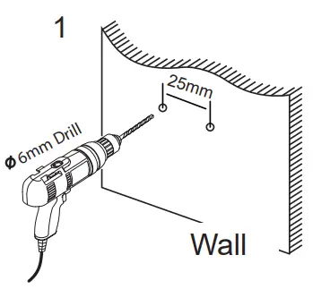 Wellis WZ00081 Napoli Shower Panel - Wall mounting