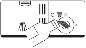 Filling The Rinse Aid Reservoir