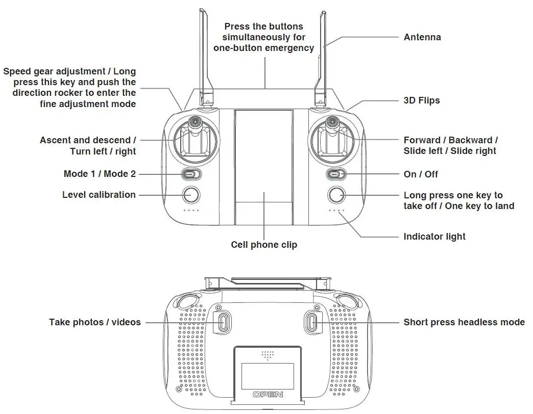 Potensic Dreamer Mini P5 FPV Drone with 2.7K Camera Live Video for Adults and Kids FIG 5