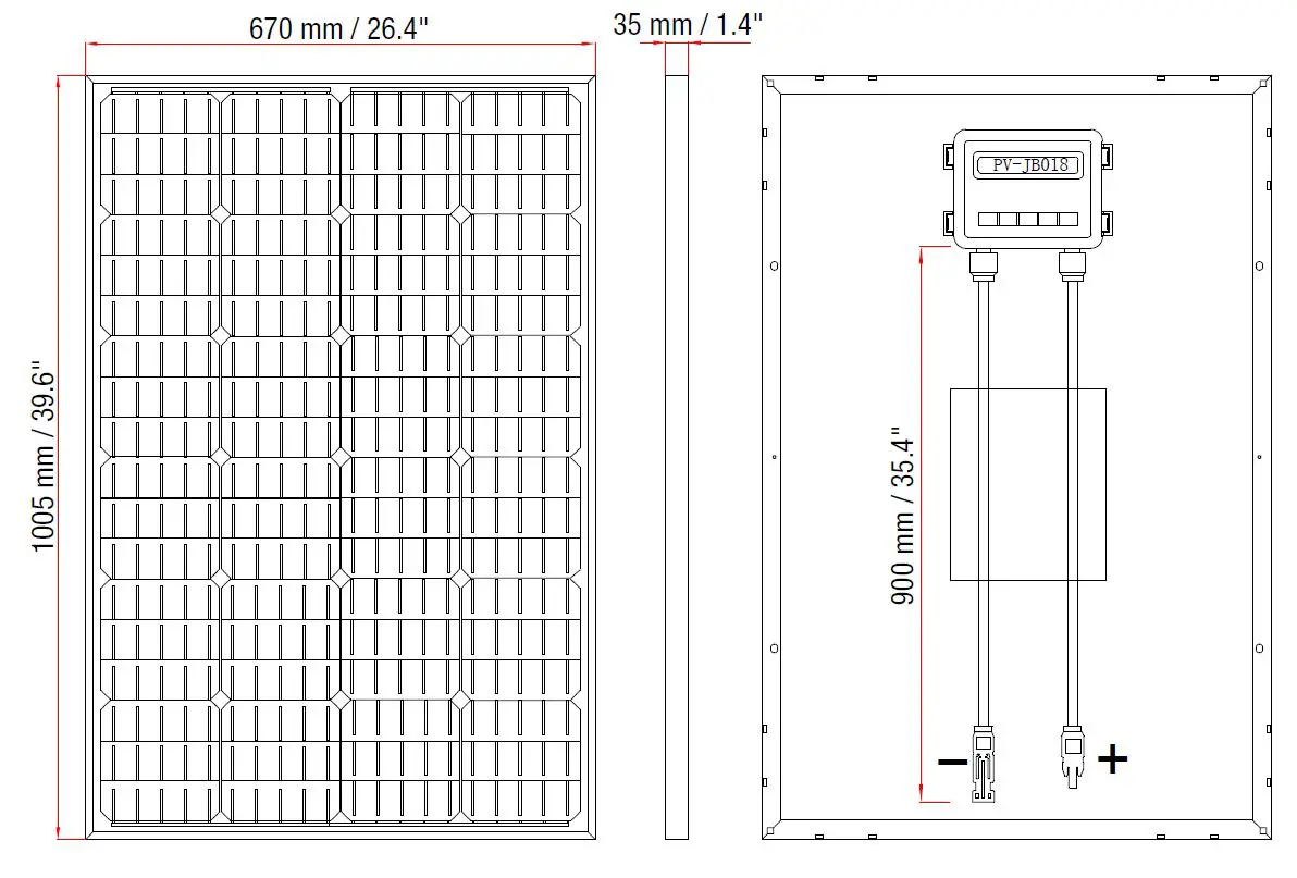 REDARC SMSP1050 Solar Monocrystalline Solar Panels-4