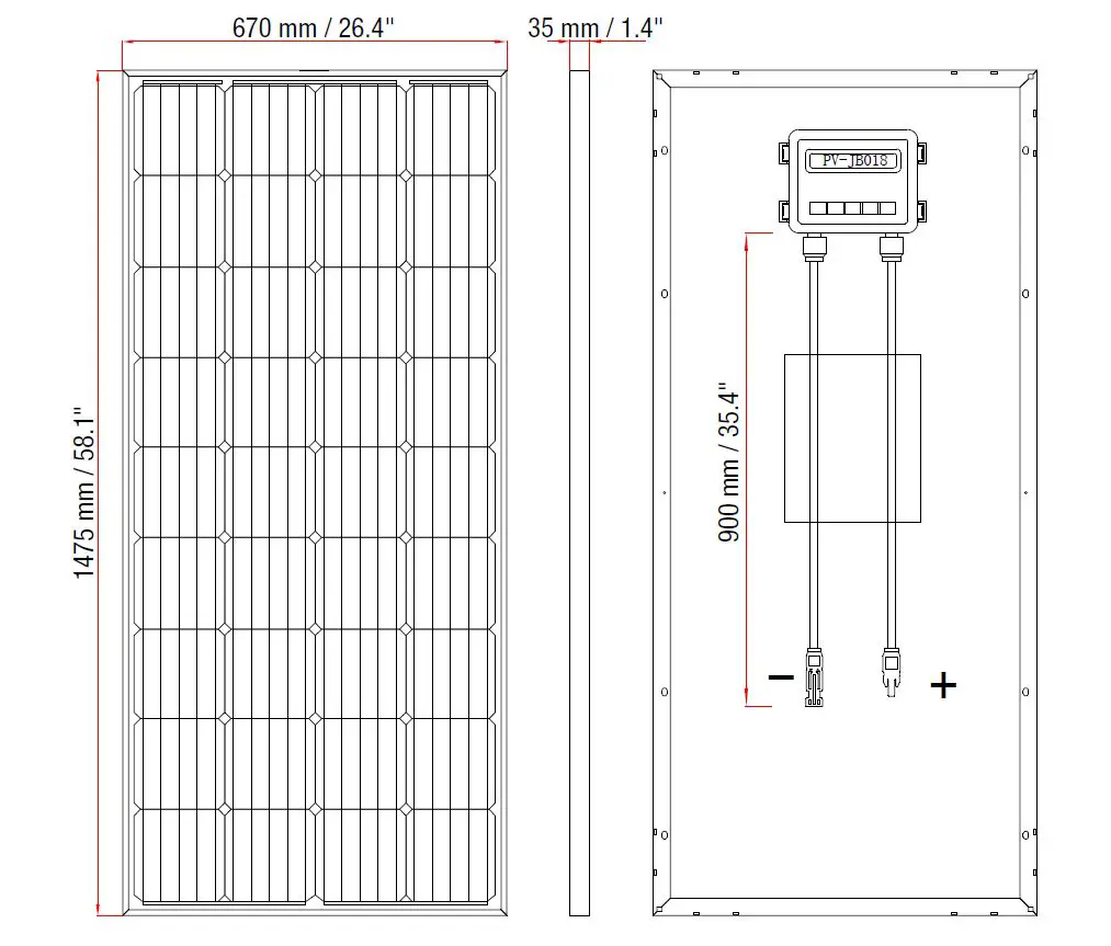 REDARC SMSP1050 Solar Monocrystalline Solar Panels-5