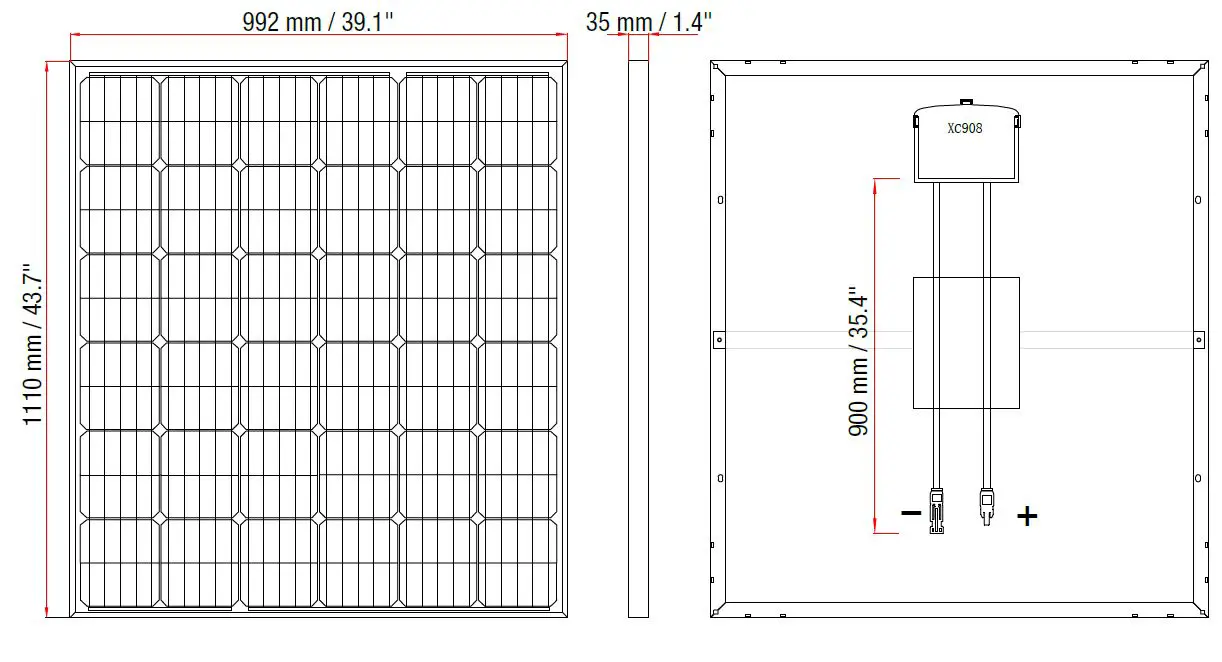 REDARC SMSP1050 Solar Monocrystalline Solar Panels-6