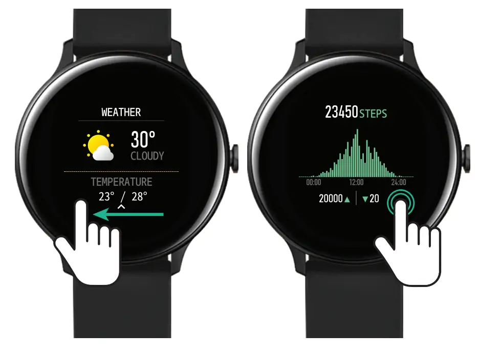 X FIVE 900189R 18 G10 Round Smartwatch - CHARGING 4