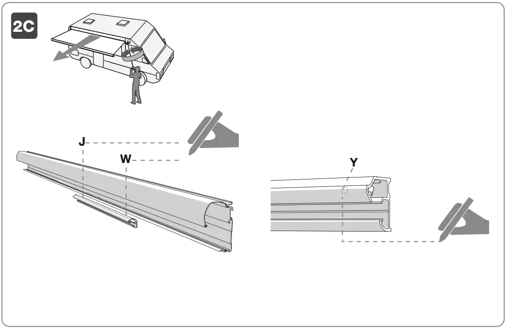 FIAMMA 98655 848 31 LED Awning Light - COMFORT11